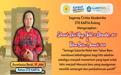 UCAPAN NATAL DAN TAHUN BARU